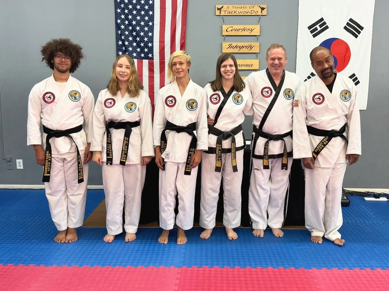 Adult martial arts training